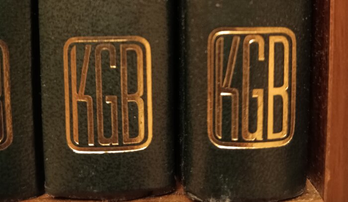 Ryggen av en bok med K G Bertmarks förlags logotyp i guld.