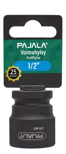 Krafthylsa från Pajala, märkning 1/2" med 25 års garanti.
