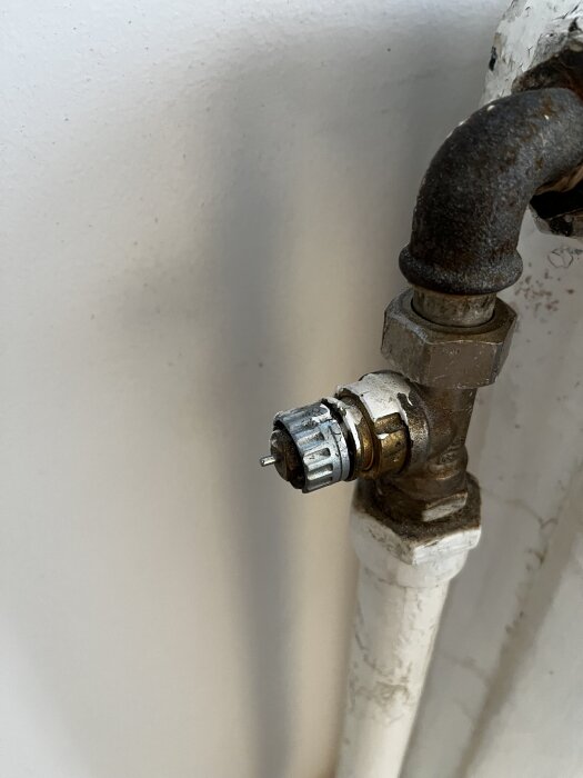 Radiatorkoppling och ventil med gänga, letar efter passande termostat.