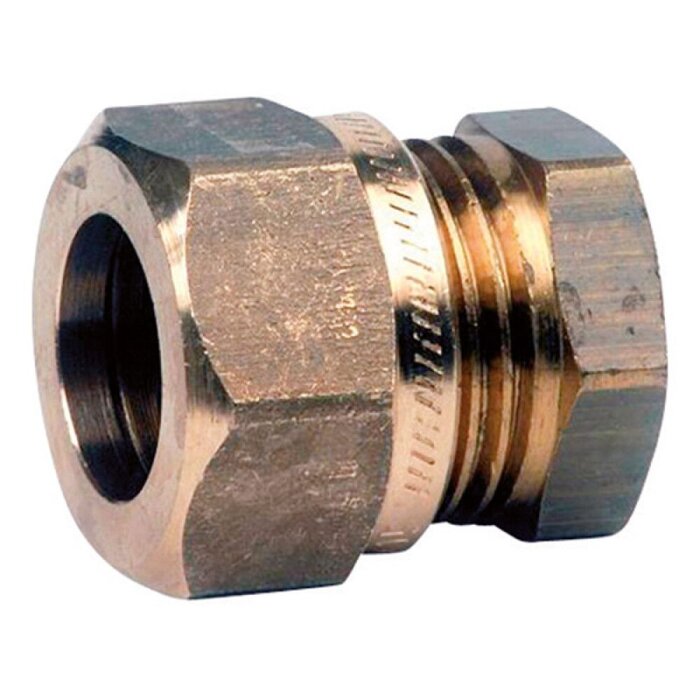 Koppling till VVS-system, troligen en del av diskussion om korrekt installation och provtryckning av kopplingsset.