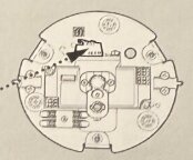Anslutningsschema för en belysningsenhet med faskontroll.