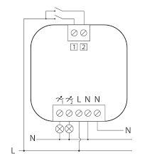Elkopplingsschema för trappbrytare med symboler och anslutningar visade, diskuterar korrekt funktion.