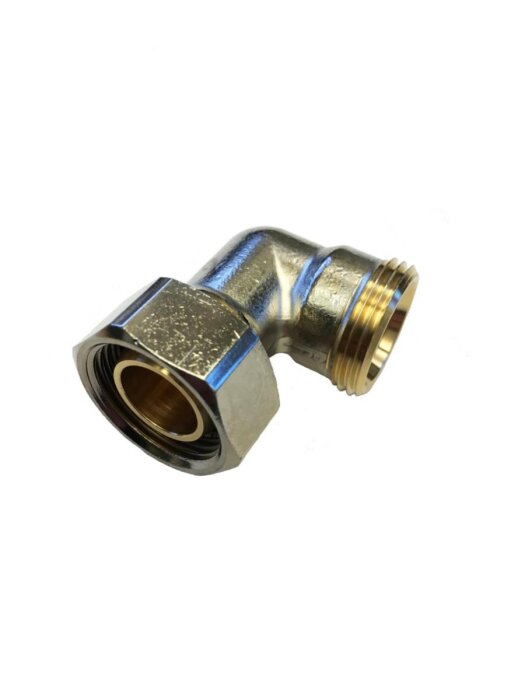 Metallvinkelkoppling för VVS-installation, möjligen refererad som K22, med RSK-nummer 4806114.