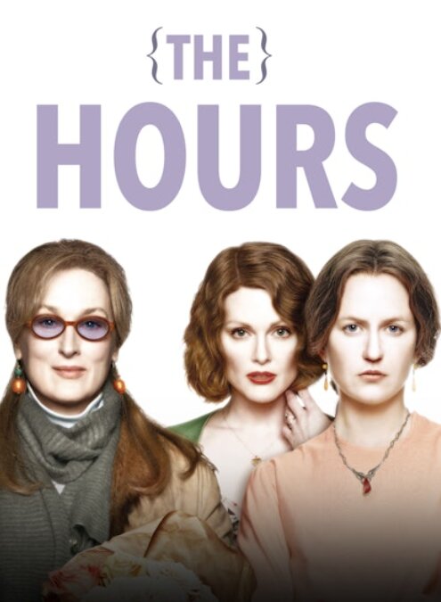Affisch för filmen "The Hours" med tre kvinnor i fokus.