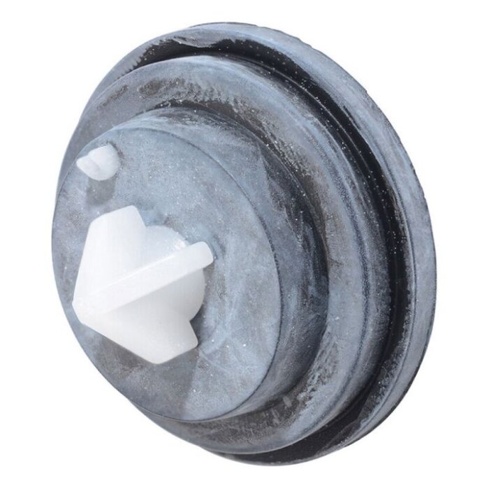 Gummimembran till toalettstol, vanligt vid vattenläckage och enkelt att byta ut.