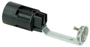 Lamphållare i svart plast med metallfäste och skruv, används för ljusimitation.