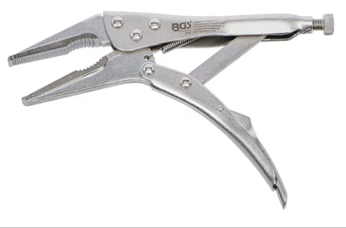 Svetstång i metall för att greppa och lossa skruvar.