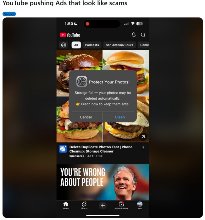 Screenshot 2026-07-08 at 00-00-01 YouTube pushing Ads that look like scams r_enshittification.png