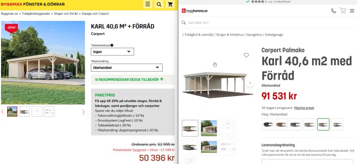 2026-08-14 08_57_13-Carport Palmako Karl 40,6 m2 med Förråd Obehandlad- 120122 — Mozilla Firefox.png