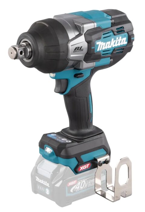 Makita mutterdragare modell TW001GZ i blå och svart med BL-motor och XGT 40V batteri.