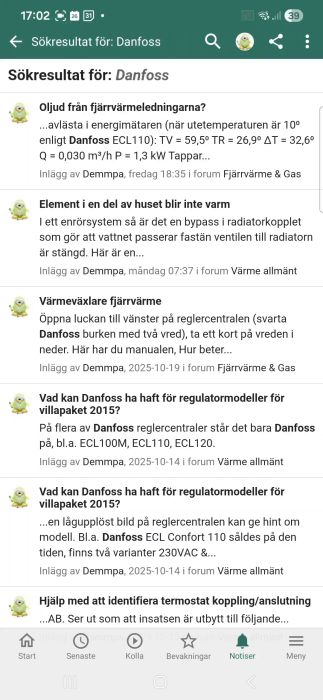 Lär dig använda forumsökningsfunktionen på mobila enheter. Videon visar hur du enkelt söker efter 'Danfoss' från sökrutan via appen eller webbläsaren, och hur du navigerar tillbaka för att upprepa sökningen.